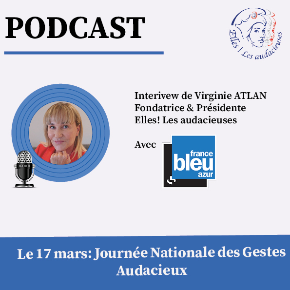 Interview de notre Fondatrice & Présidente Virginie ATLAN avec France Bleu Azur